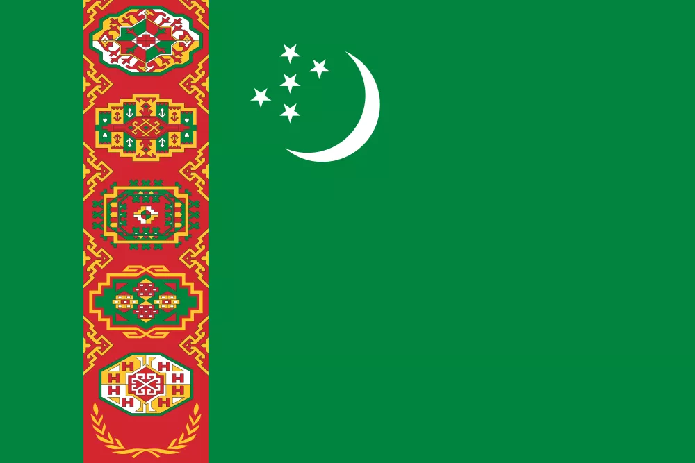 پرچم ترکمنستان